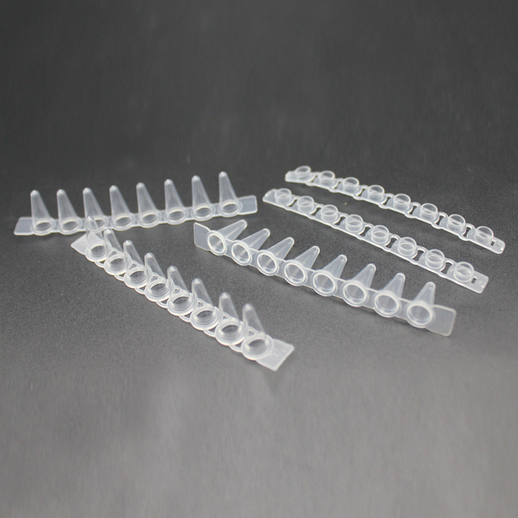 0.1mL 8联排PCR管 透明 0.1mL 8联排PCR管 透明